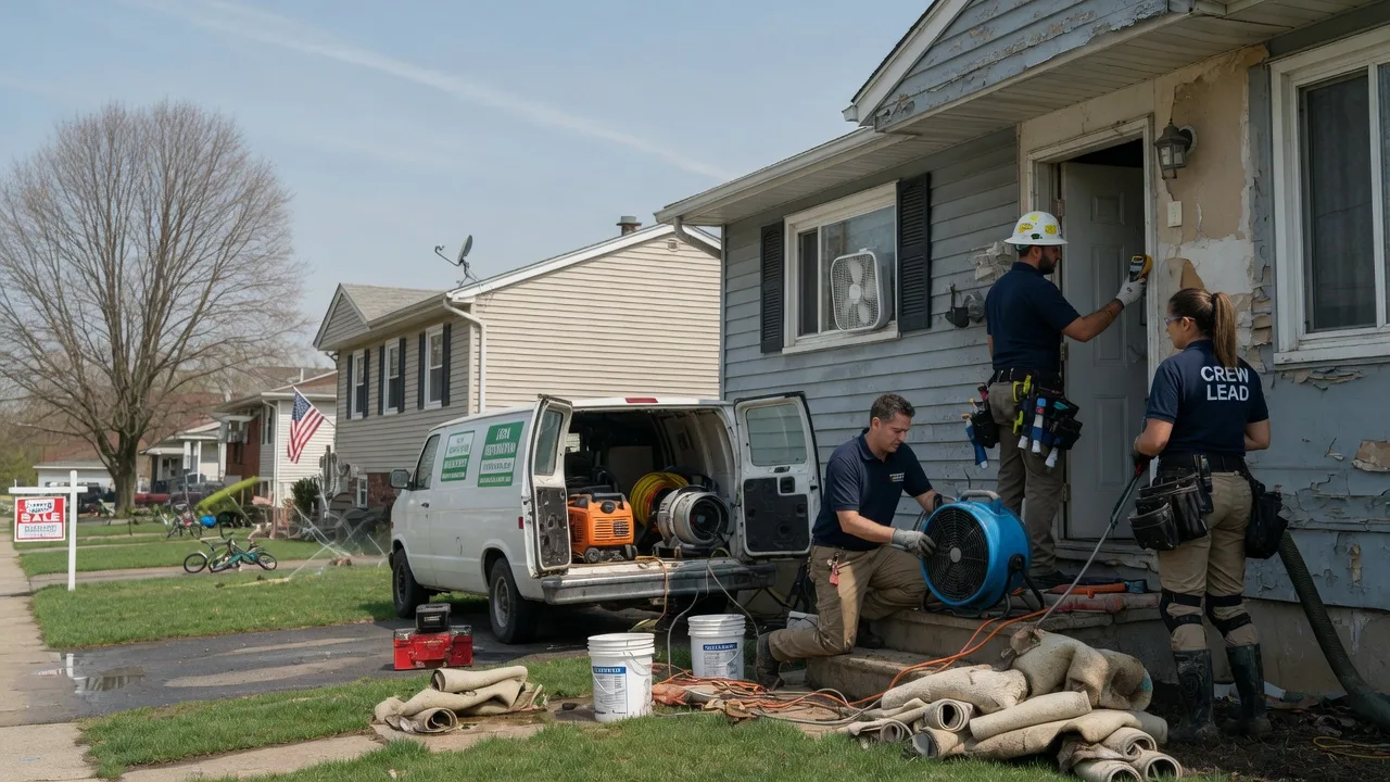 Flood Cleanup in Lucas, OH near me