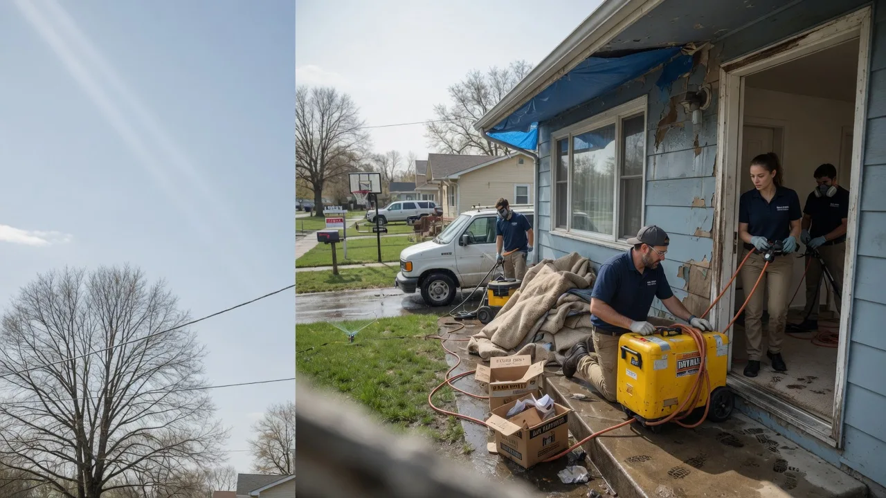 Basement Flood Cleanup in Lucas, OH near me